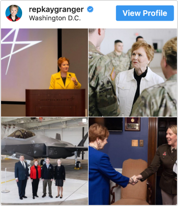 Visit Congresswoman Kay Granger on Instagram